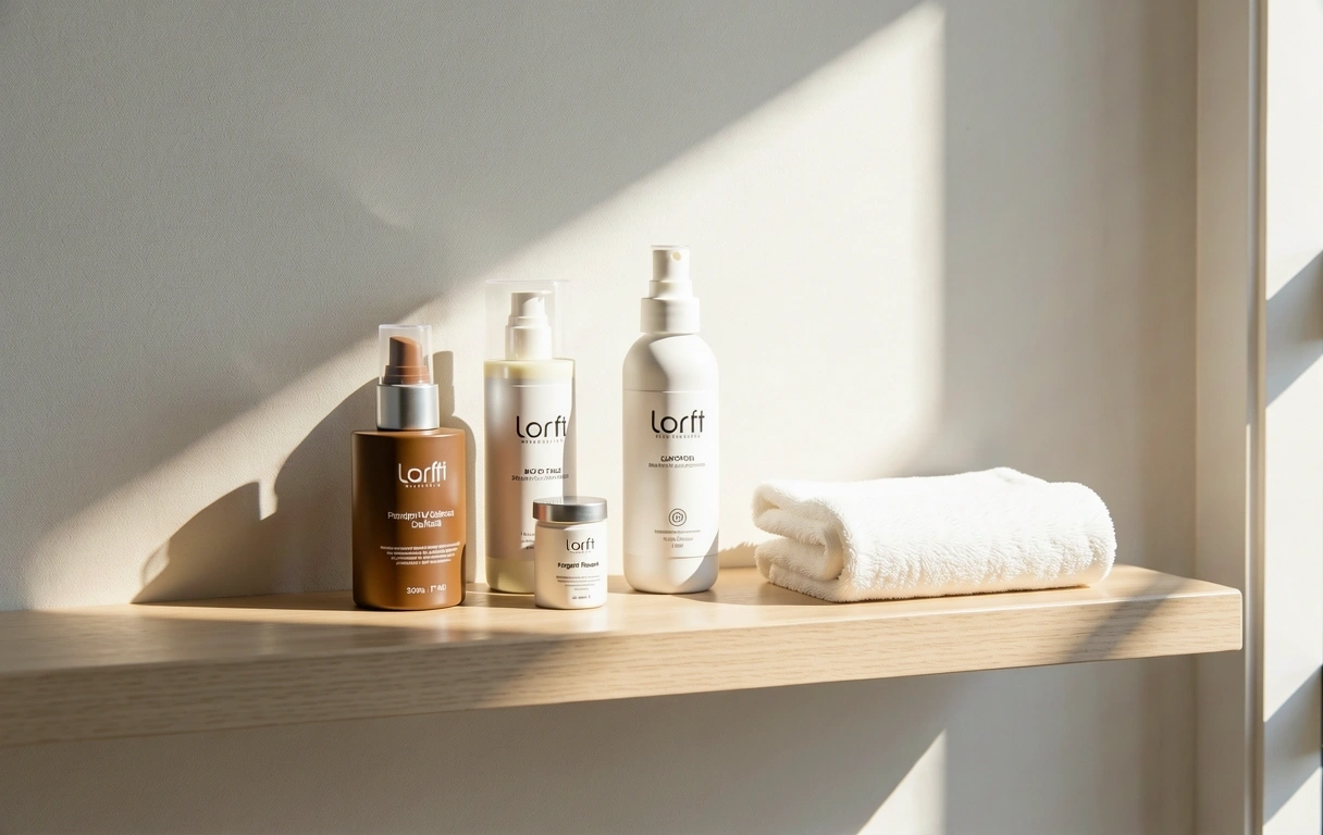 Morning skincare routine